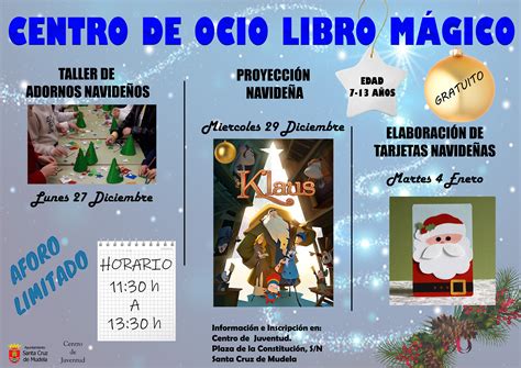 ACTIVIDADES NAVIDEÑAS CENTRO DE OCIO LIBRO MÁGICO