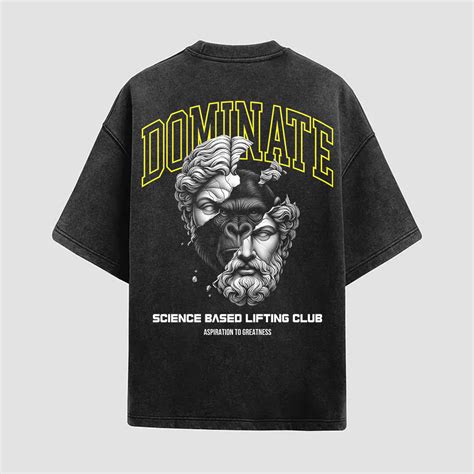 A2G Dominate Acid-Wash Oversize Tee