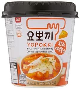 Yopokki Korean Instant Cheese Topokki Cup Rice Cake 120g X 6 Pack ...