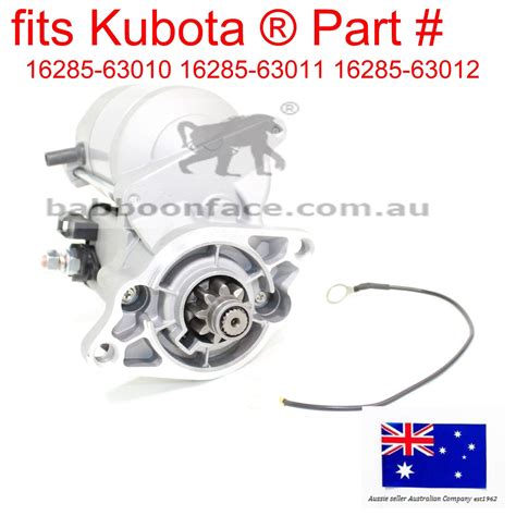 fits Kubota Starter Motor 16285-63012 228000-0951 TORO 98-9705 | eBay
