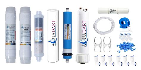 AquaDart Ro Filter Set with 80 GPD RO Membrane with Membrane Housing ...