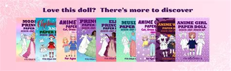 Anime Paper Doll for Girls Ages 7-12 Cut, Color and Dress up : Albeni ...