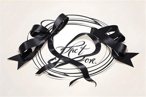 Premium AI Image | Black awareness ribbon meaning Black ribbon symbol ...