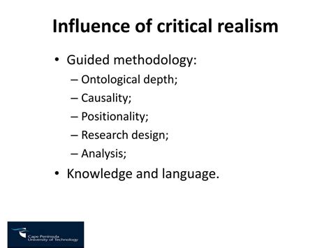 What Is Critical Realism