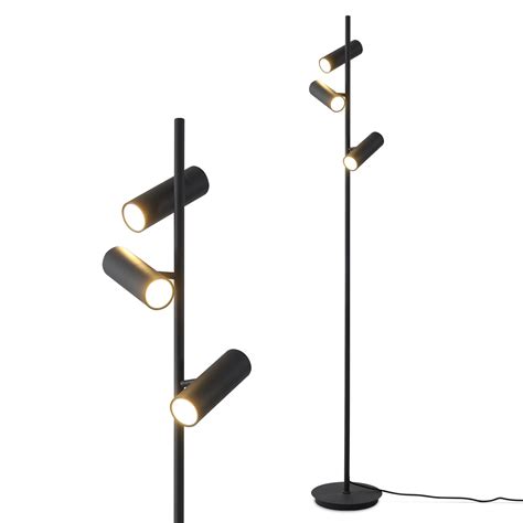 Snapklik.com : KCO Lighting Matte Black Tree Floor Lamp