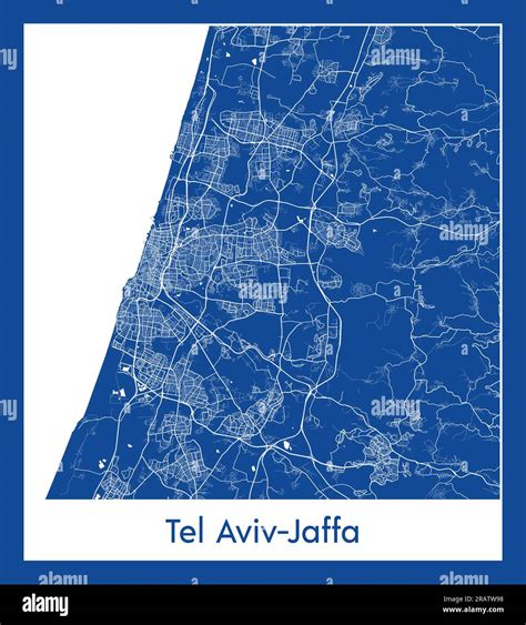 Map of tel aviv hi-res stock photography and images - Alamy