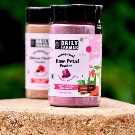 Herbal Wellness Powder - Rose Petal Powder, Hibiscus Powder, Moringa p