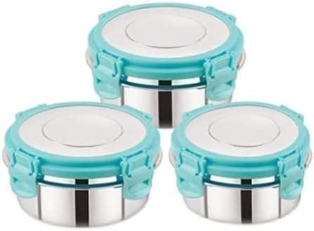 Buy Sumeet Stainless Steel Airtight Containers With Leak Proof Lids ...