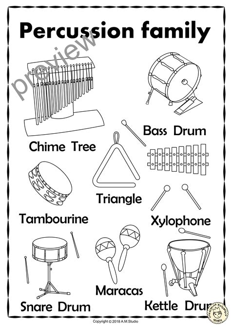 Percussion Instruments With Names