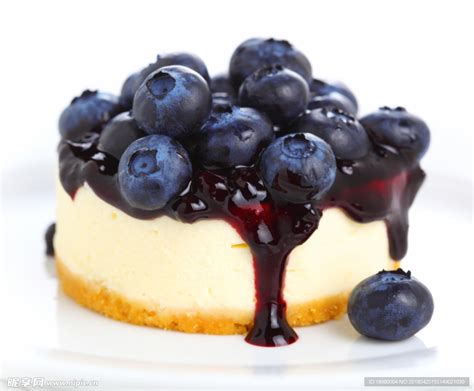 蓝莓蛋糕,小吃美食,食品餐饮,摄影,汇图网www.huitu.com