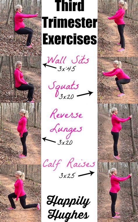 Third Trimester Exercise Routine | Fitness | Happily Hughes - the blog