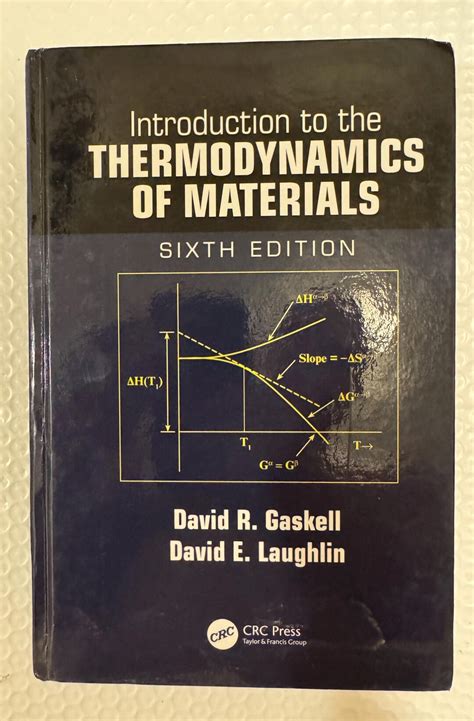 Introduction to the Thermodynamics of Materials - 6th Edition (hardcover) - Etsy - introduction to the thermodynamics of materials