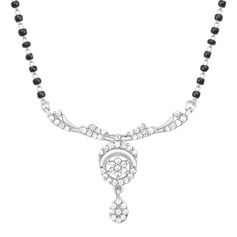Buy GIVA 925 Sterling Silver Full Bloom Mangalsutra | Mangalsutra to ...