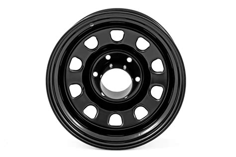 Super Scout Specialists. Steel Spoke Wheel Black / 15inch / 5x5.5 Rough ...