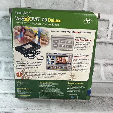 Honestech VHS to DVD/BLU-RAY 7.0 Deluxe Video | Ubuy India
