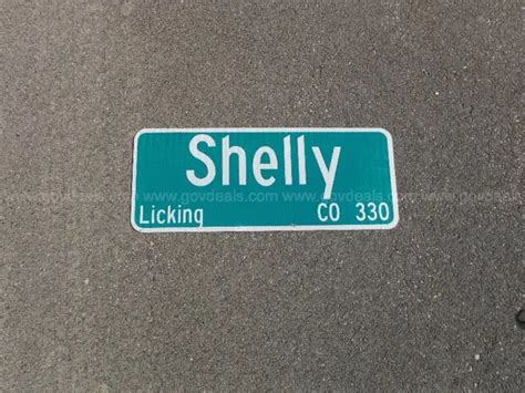 Licking County, Ohio Road Signs - Shelly Rd | GovDeals