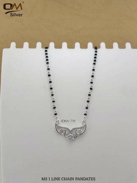 MS 2 Line Chain Pendants – HM Sarafa Bazar India Pvt Ltd