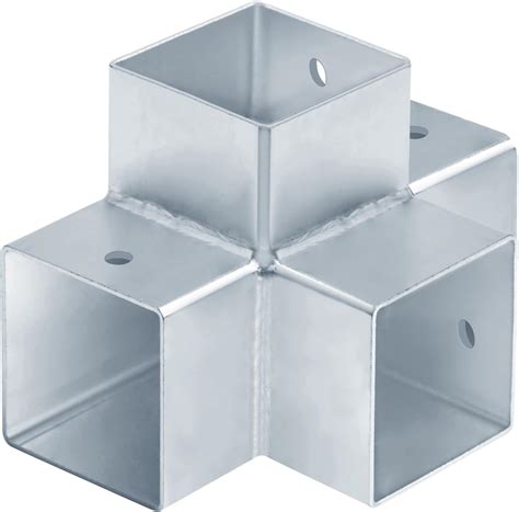 YIDU69Q 4 Pcs 1-12 Square Tube Connector, 4 Way Square Tube India | Ubuy