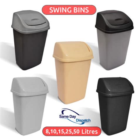 Plastic Swing Top Bin Waste 8l 10l 15l 25l 30l 50l India | Ubuy