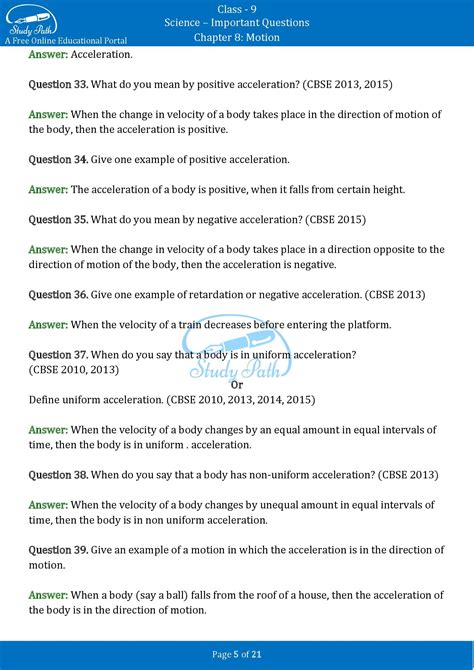 Science Class 9 Motion Questions 的图像结果