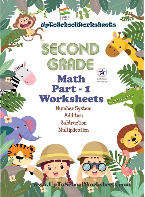 Grade 2 Math Worksheets - Part 1 CBSE/ICSE - Answer Key provided ...