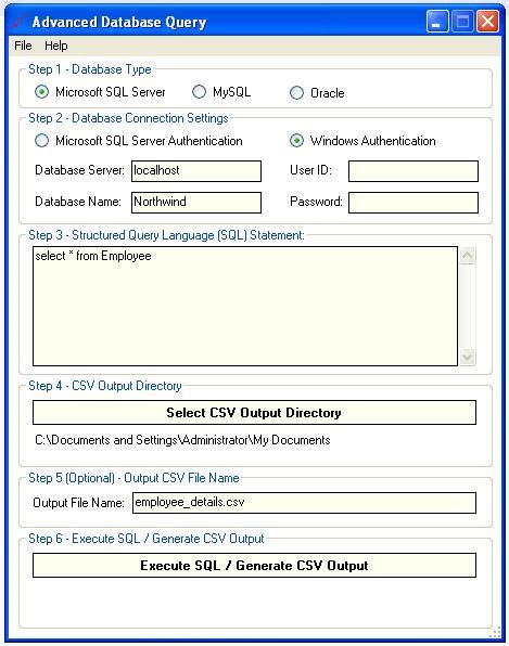 Image result for Advanced Query Tool