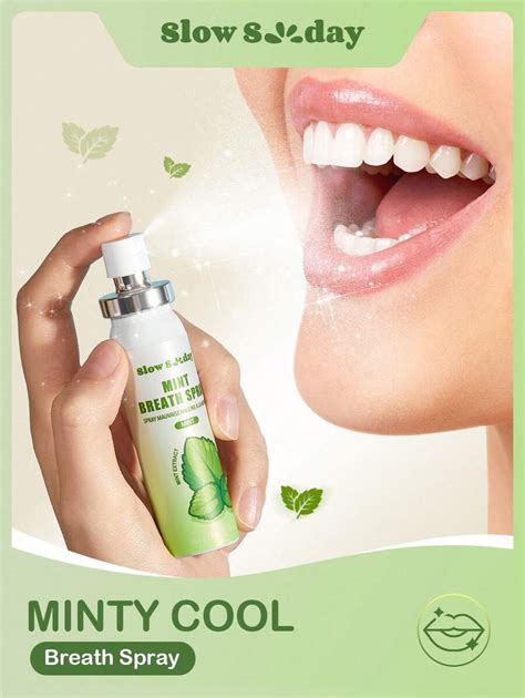 Slow Sunday™ Mint Breath Spray, Fruit Flavored Mouth Freshener Spray ...