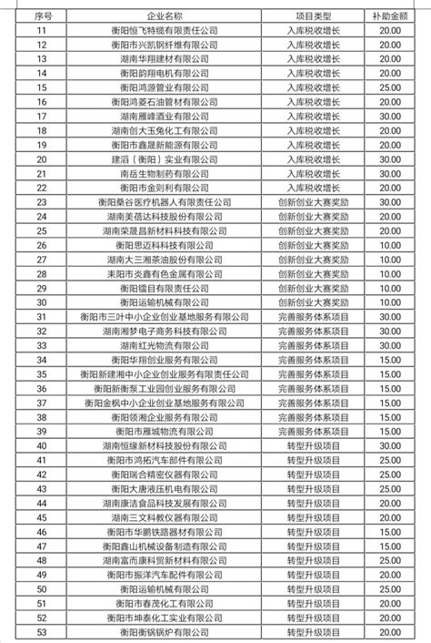 衡阳市中小企业发展专项资金 绩效评价报告-重大政策和重点项目绩效-衡阳市财政局