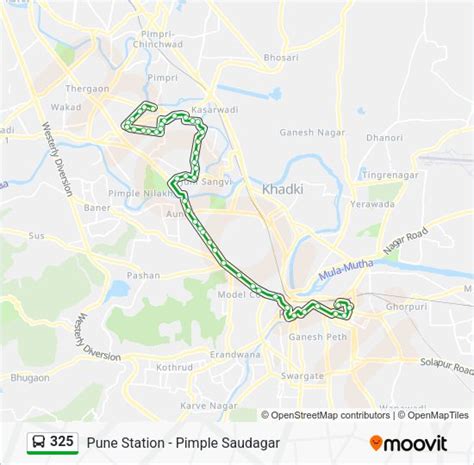 325 Route: Schedules, Stops & Maps - Pimple Saudagar (Updated)