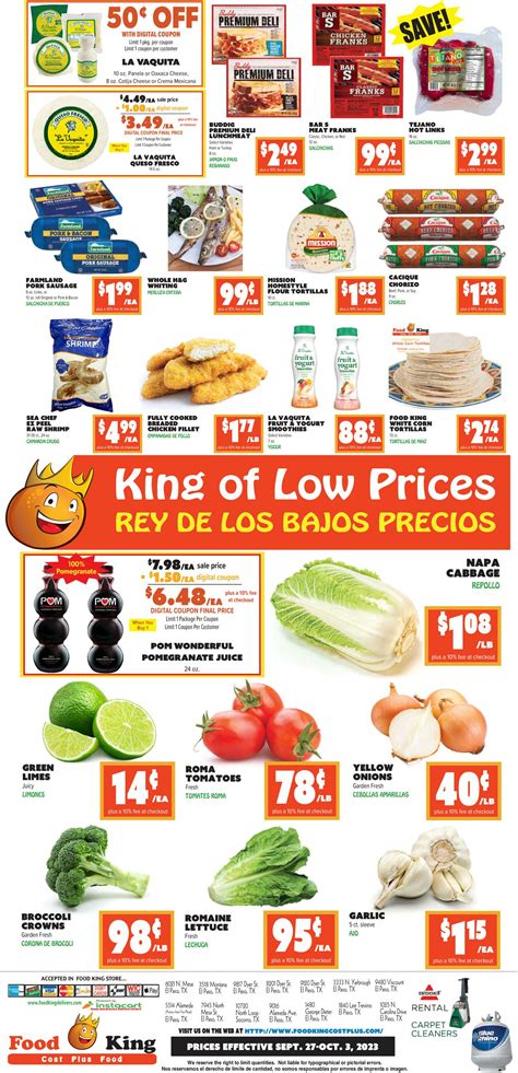 Food King Current weekly ad 09/27 - 10/03/2023 [4] - frequent-ads.com