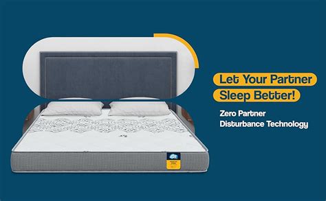 Centuary Mattresses Sleepables 6-Inch Double Size Ortho Pocketed Zero ...