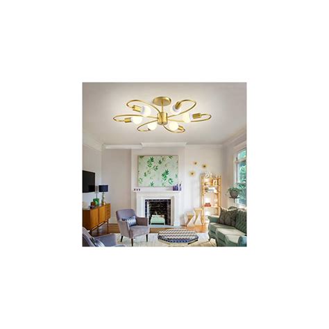 Buy SILJOY Mid-Century Modern Sputnik Chandeliers DNA Ceiling Light ...