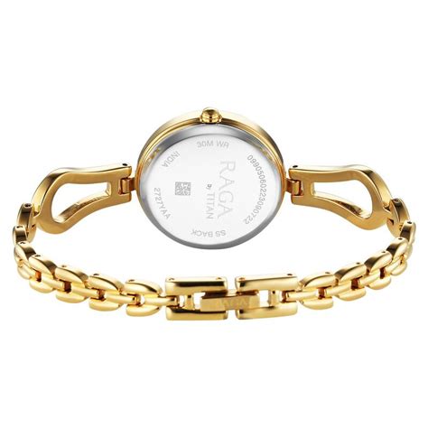 Buy Online Titan Raga Champagne Dial Watch for Women - 2727ym01 | Titan