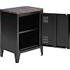 Indian Decor. 60015 Low Standing Locker Organizer 1 Door Side End Table ...