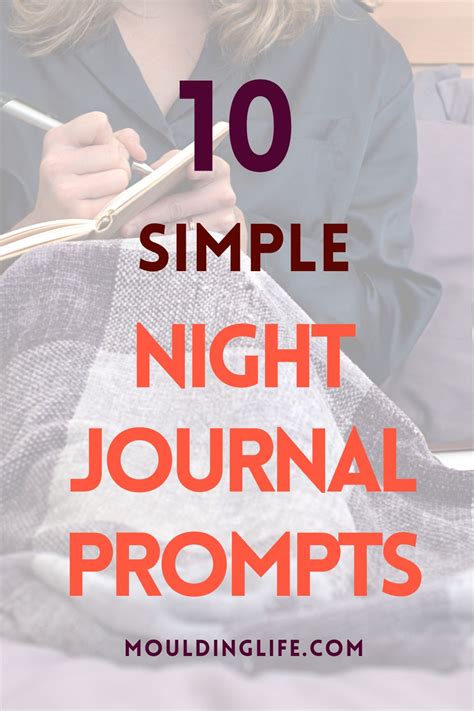 Image result for Night Time Journal Prompts