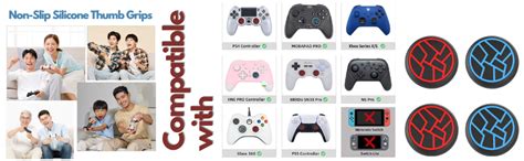 FITVERT Thumb Grips Rocker Cap for PS5 PS4 Xbox Series X 360