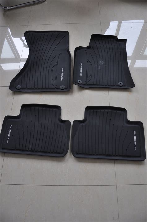 PVC Black Floor Mats for Porsche Macan 2014 2016 , Foot Mat with ...