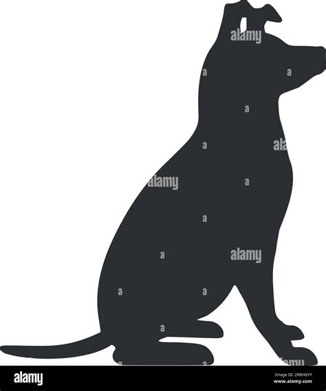 Sitting Dog Silhouette