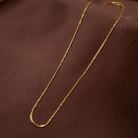 Buy Elegance Echo Gold Chain 22 KT yellow gold (4.8 gm). | Online By ...
