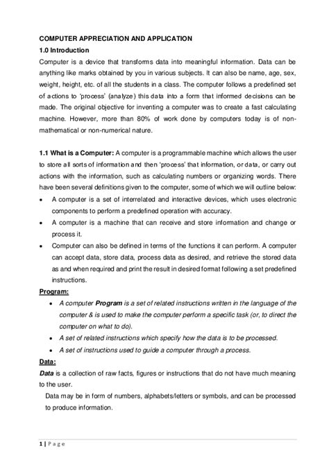 Image result for Computer Appreciation