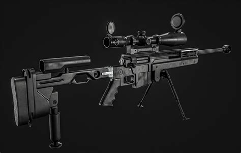 3D model PGM-Hecate-2 Sniper Rifle VR / AR / low-poly | CGTrader