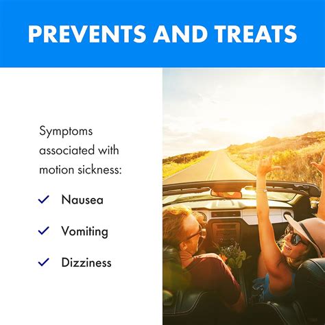 Bonine MAX Masticable para aliviar el mareo por movimiento, con Meclizine HCL 50 mg, fórmula de ...