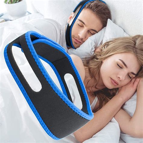 PIERCELL® Anti Snoring Chin Strap Snore Adjustable Snore Reduction Belt ...