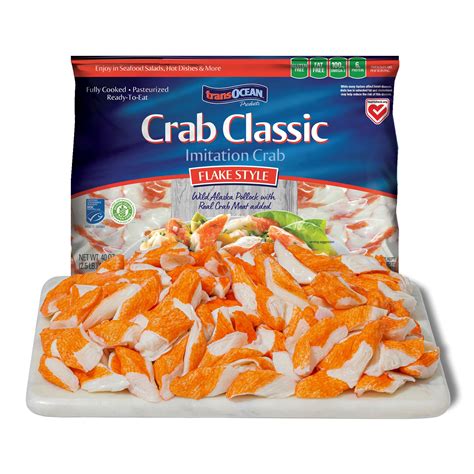 Trans-Ocean Transocean Crab Classic, Flake Style Imitation Crab India ...