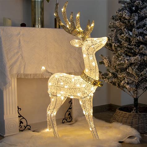 Buy Vanthylit Reindeer Christmas Decorations, 48 Inch Outdoor Deer ...