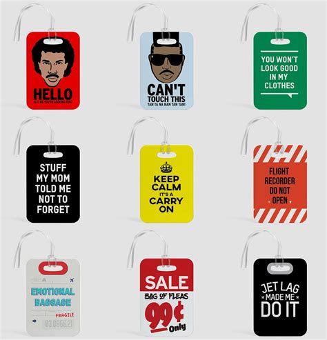 These Funny Luggage Tags Stand Out on the Baggage Carousel