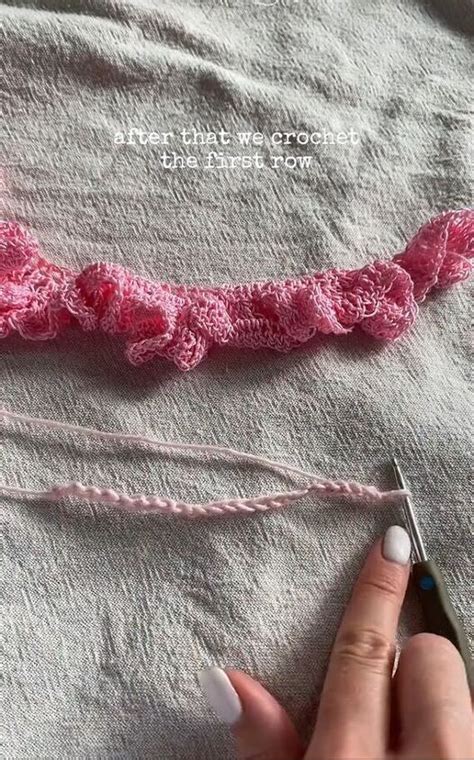 Crochet Ruffles Tutorial 的图像结果