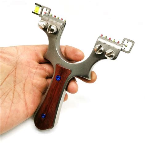 DualScrew WoodGrip Stainless Steel Slingshot – INDIAN SLINGSHOT