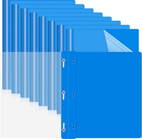 Teling Clear Front Report Covers - Set of 48 - Blue - 3 India | Ubuy