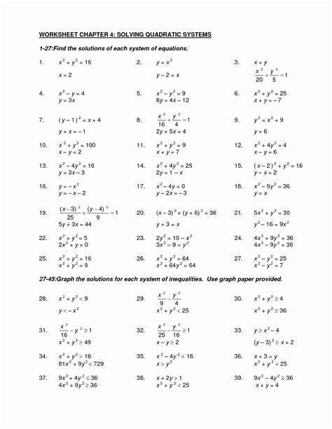 50 Families Of Functions Worksheet